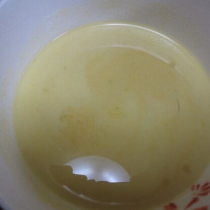 かぼちゃの甘みと豆乳が良い組み合わせでした。これからの季節にぴったりのあったかいスープですね。ごちそうさまでした。